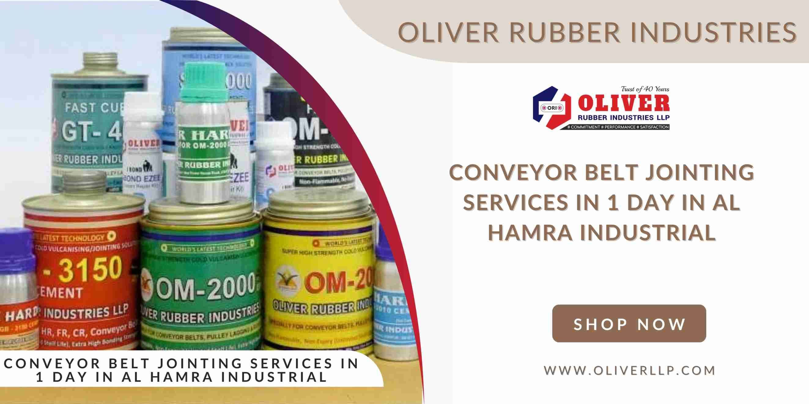 Conveyor Belt Jointing Services in 1 Day in Al Hamra Industrial